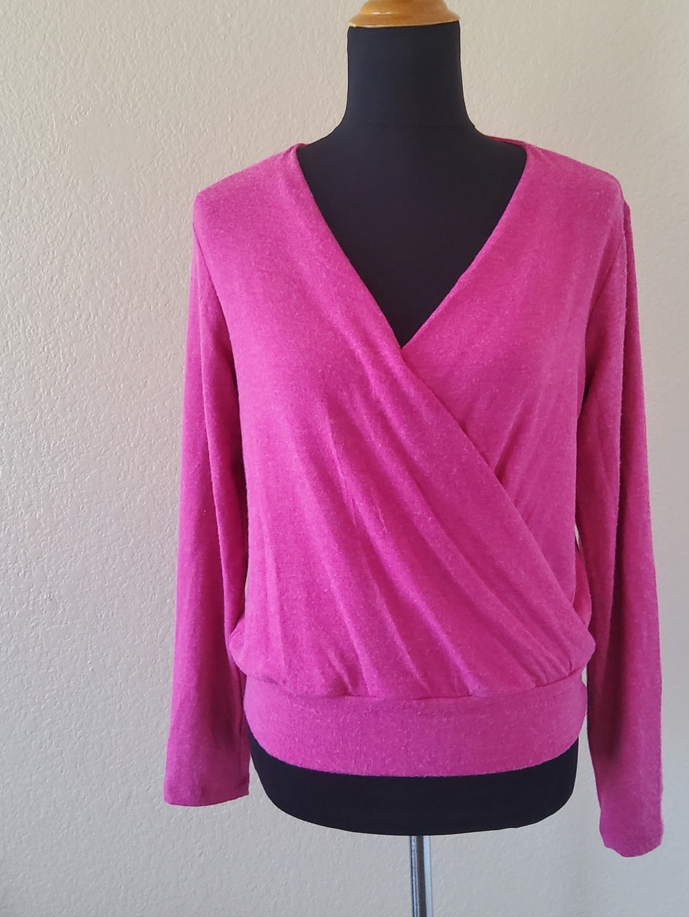 Michael Stars Purple Janet Wrap sweater size Medium NWOT